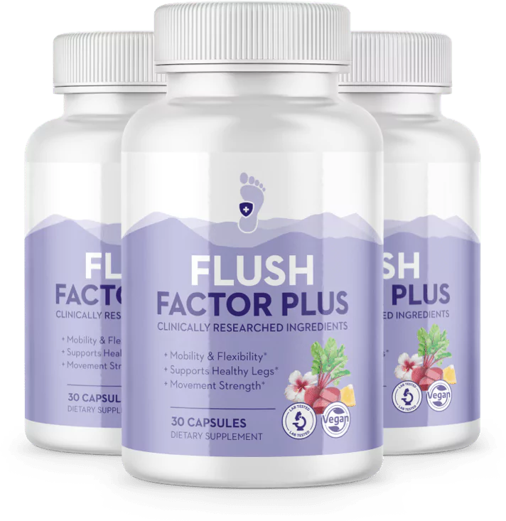 Flush Factor Plus supplement bottle review image