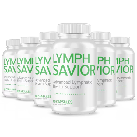 Lymph Savior supplement bottles